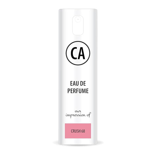 CA Perfume Impression of Crush 68 for Women Eau De Parfum Floral Fruity Scent Long Lasting Perfumes for Women Travel Size TSA Ready for Day and Night Wear 0.33 Fl Oz 10ml