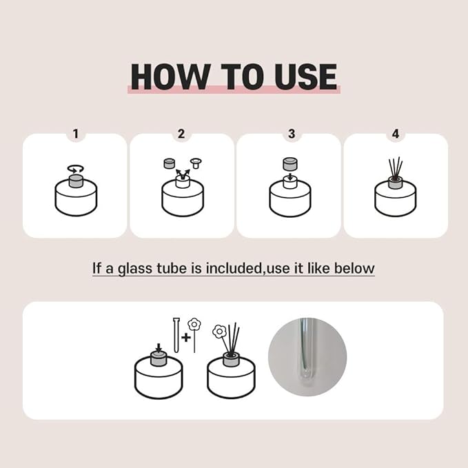 COCODOR Rose Flower Reed Diffuser/April Breeze/6.7oz(200ml)/1 Pack/Reed Diffuser, Reed Diffuser Set, Oil Diffuser & Reed Diffuser Sticks, Home Decor & Office Decor, Fragrance and Gifts