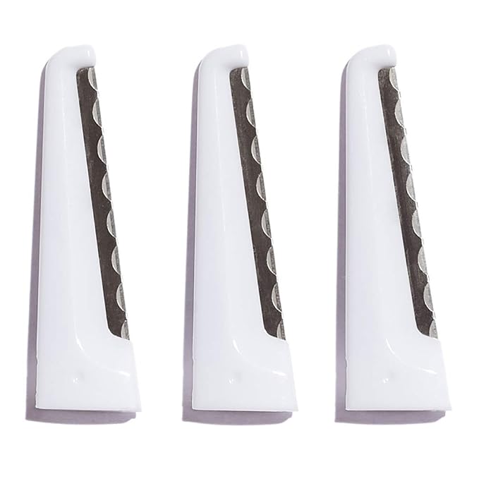 StackedSkincare Dermaplaning Replacement Blades - 3 Pack Face Razor Refills for Women, Peach Fuzz Remover and Exfoliating Tool, Fits StackedSkincare Dermaplane Tool