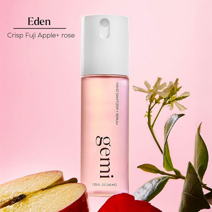 Hand Sanitizer + Serum™ | Eden | Hydrating K-Beauty Formula with Centella, Vitamin B5 & Green Tea | Kills 99.9% of Germs | Fresh Scent with Lavender, Geranium & White Musk | 650 Sprays