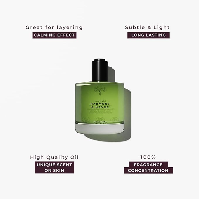 Eternal perfume oils for Women and Men - Harmony and Havoc (Insp. by G00d Girl) |Eau de Perfum - Concentrated Perfume Oil - Long Lasting Perfume Alcohol Free Perfumes - 50ml with 30ml (Pack of 2)