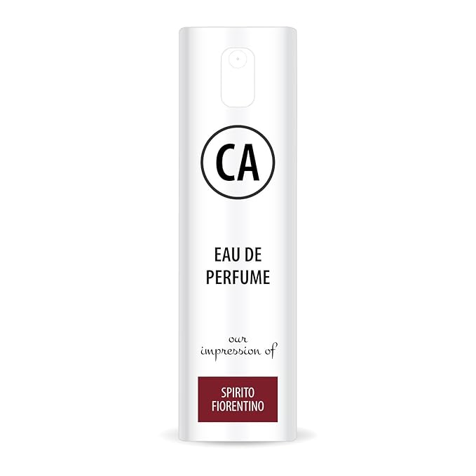 CA Perfume Impression of Spirito Fiorentino Unisex Eau De Parfum Floral Woody Musk Scent Long Lasting Unisex Fragrance Travel Size TSA Ready for Day and Night Wear 0.33 Fl Oz 10ml