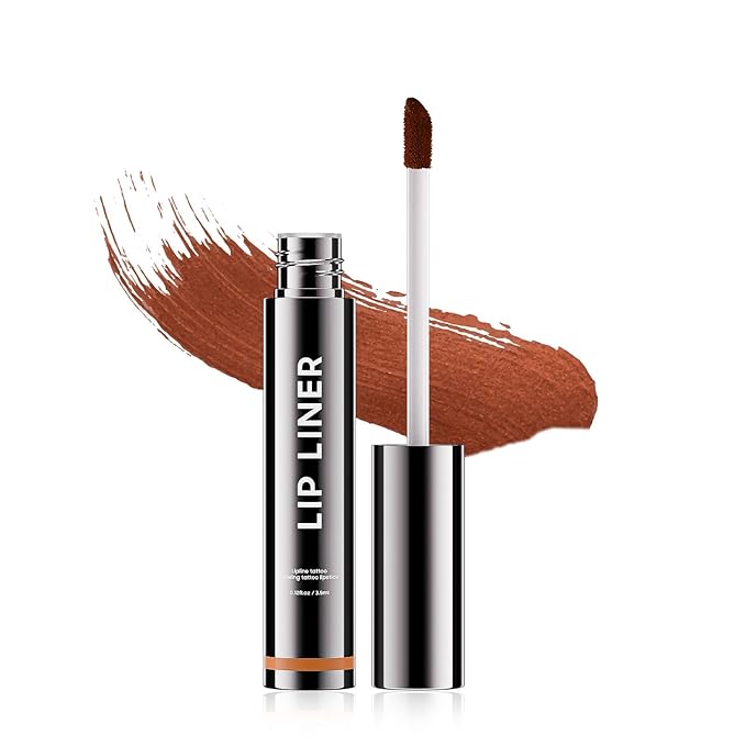 Lip Stain - Peel Off Lip Stain, Lip Liner Long-Lasting Moisturizing, Waterproof Nourishing Lip Tint with Matte Finish for Natural Lip Color for All Skin Tones (Cocoa)