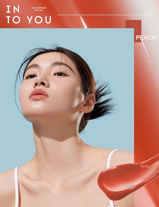 INTO YOU Lip Stain Long Lasting, Lip Gloss, Lip Tint, Lip Plumper Gloss, Glitter Lip Gloss, Liquid Lipstick, Vivid Color, Smudge-Proof, Lightweight, Naturally Moisturizing, Lip Oil For Dry Lips (CC02)