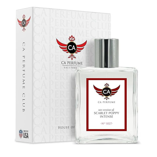 CA Perfume Impression of Scarlet Poppy Intense for Women & Men Eau De Parfum Spray Long Lasting Oriental Floral Perfume (3.4 Fl Oz / 100ml)