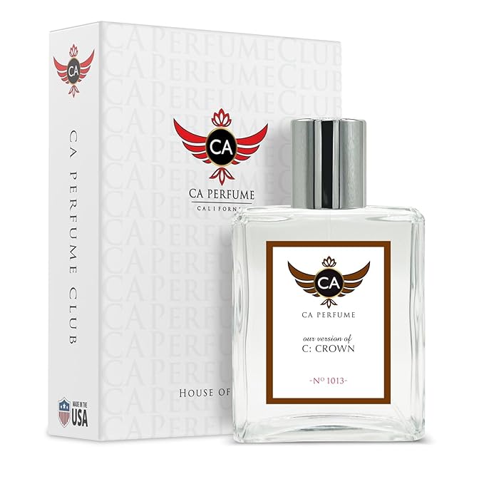 CA Perfume Impression of C: Crown for Men Eau De Parfum Spray Long Lasting Oriental Woody Perfume (3.4 Fl Oz / 100ml)