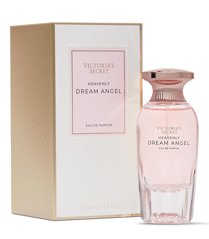 Victoria's Secret Heavenly Dream Angels Eau de Parfum, Notes of Prismatic Musk, Raspberry Nectar & Amber Crystals, Perfumes for Women (1.7 oz)