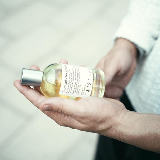 Twist - G.iovanni’s No. 8 - Eau De Parfum Inspired by Acqua D. G. Long-Lasting Perfume For Men, Marine & Citrus, Vegan, Clean Ingredients, Fragrance - Spray 100 ml | 3.4 fl. oz.