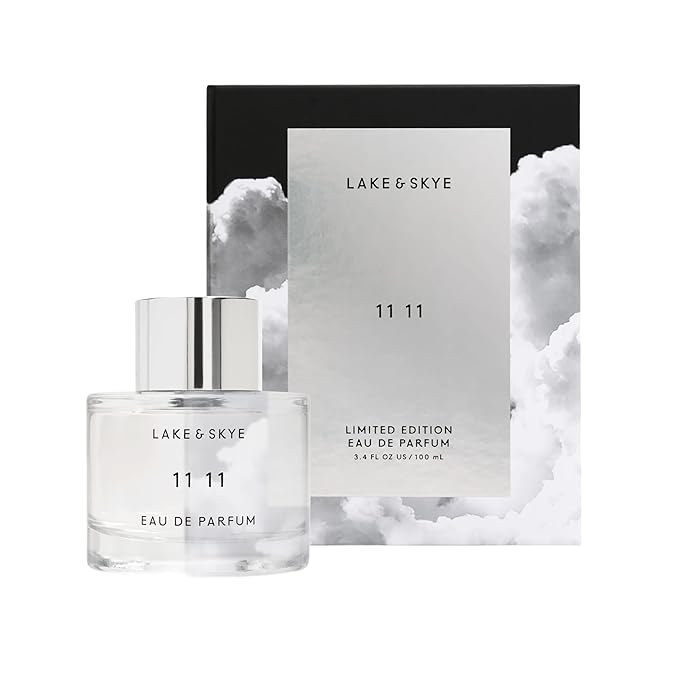 Lake & Skye, 11 11 Eau de Parfum - 100ml/ 3.4oz - Skin Musk, Clean, Vegan, Paraben-Free, Cruelty-Free