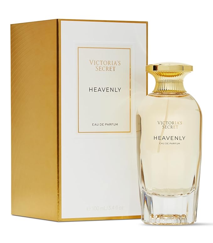 Victoria's Secret Heavenly Eau de Parfum, Notes of Gold Musk, Vanilla Sandalwood & White Jasmine, Perfumes for Women (3.4 oz)