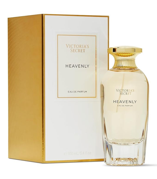 Victoria's Secret Heavenly Eau de Parfum, Notes of Gold Musk, Vanilla Sandalwood & White Jasmine, Perfumes for Women (3.4 oz)