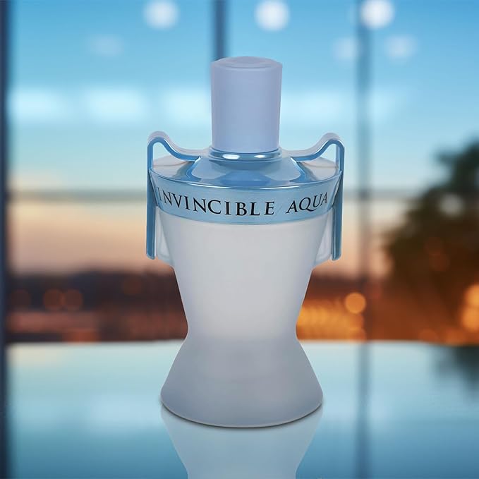 Men's Cologne Invincible Aqua- Eau De Toilette Spray Perfume Fresh Scent 3.4 Fl Oz Daily Used