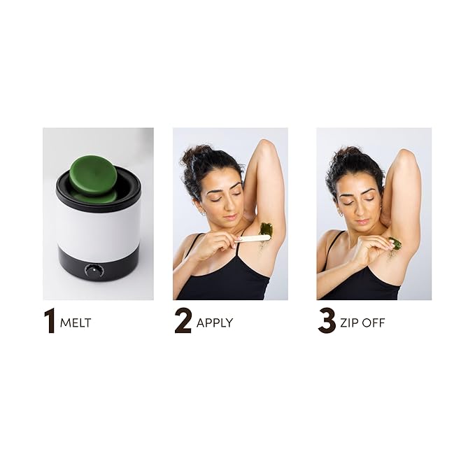 Parissa Hard Wax Refill Pods |15 Pods (13.2 Oz) | No-Strip Hot Wax with Natural Beeswax, Salon-Strength for Brazilian, Bikini & Facial Hair Removal | For Sensitive Skin, Chin, Upper Lip & Face