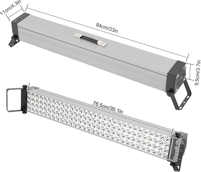 1800W UV LED Curing Light Bar, Portable Handheld Curing Lamp, High Power Curing Lamp, for Nail Salons, Graphic Stores, Electronics Factories