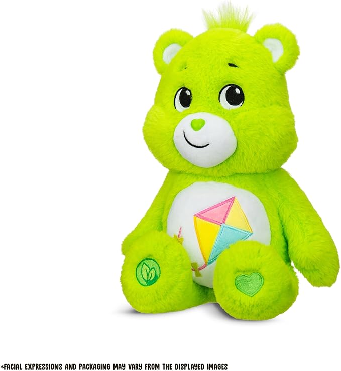 Care Bears New 2021 14" Plush - Do-Your-Best Bear - Soft Huggable Material! , Green