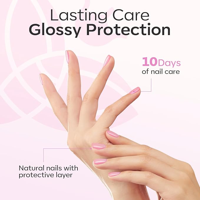 modelones Nail Strengthener Jelly Purple Pink Nail Repair for Damaged Nails Strengthening Polish 15ml Nail Growth and Strengthener Natural Concealer Foundation Nail Care Gifts for Women