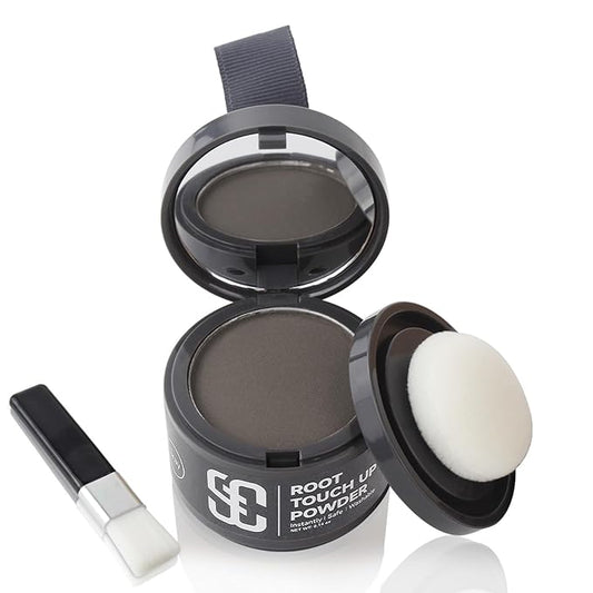 SOVONCARE Hairline Powder - Root Touch Up & Gray Hair Concealer for Men and Women, Instantly Covers Thinning Hair and Bald Spots, Natural-Looking Coverage Gray