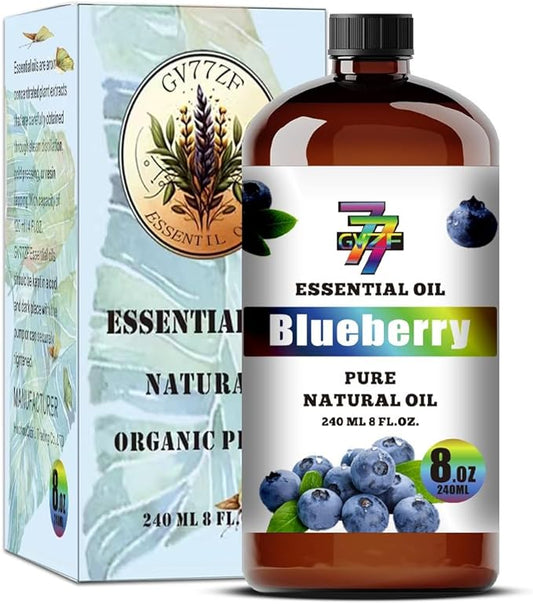 Blueberry Essential Oil (8 oz / 240 ml) – Blueberry Oils for diffusers, humidifiers, Home Baths, Cleaning Products, Yoga, DIY Soaps and DIY Scented Candles
