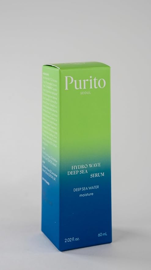 PURITO Deep Sea Serum | Deep Sea Water 66% + Marine Complex + Snow Mushirooms | Facial Serum | for Hydration, Skin Plumping | Lightweight & Non-Greasy Texture | Korean skincare, 60mL 2.02 fl.oz