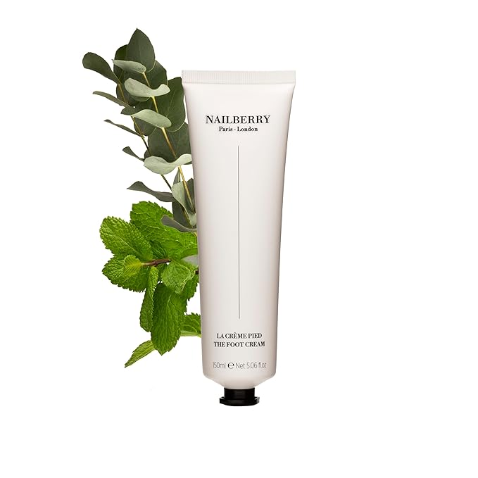 Revitalising Foot Cream | Dry Cracked Heels and Feet | Lightweight Lotion with Hyaluronic Acid | Nourishing Shea Butter | Eucalyptus & Peppermint Essential Oils | Vegan & 99% Natural | 50 ml