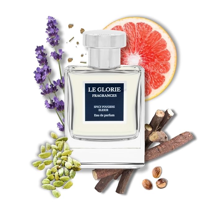 Inspired by D-ii.or S,a-U-va.ge El.i.x-iir Eau de Parfum, Spicy Fougere E. EDP, Long Lasting Luxury Perfume Spray for Men, Cruelty Free - 1.7 fl oz 50ml