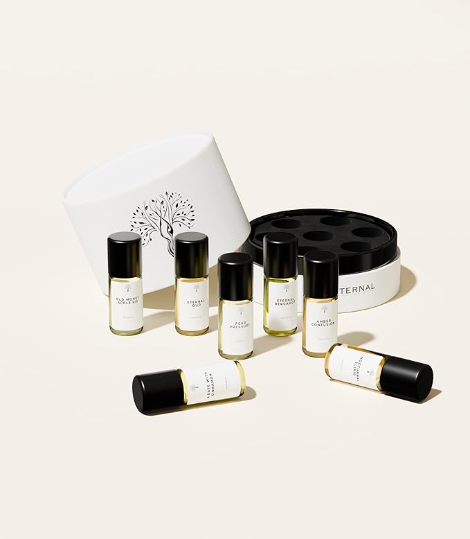 Eternal perfume oils - Discovery Set6 (7 x 5ml/1.18 fl. oz) - Testing Sampler Fragrances - Diverse Fragrance Collection - Inspired by Luxury Scents - Long-Lasting - Perfumes Sample Collection