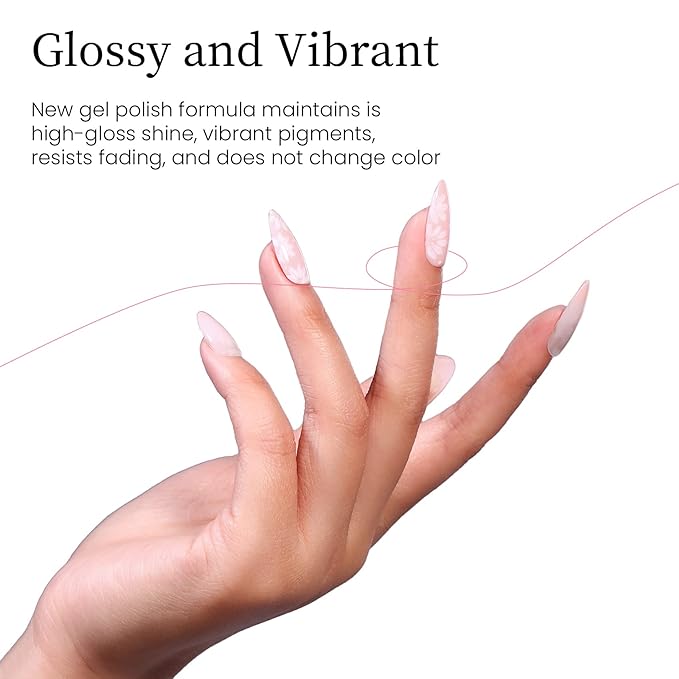 MAYCHAO 15ML Gel Nail Polish 1Pc Pink Gel Polish Soak Off UV LED Nail Polish Nail Art Starter Manicure Salon DIY at Home, 0.5 OZ