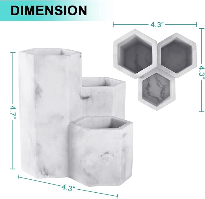 Toothbrush Holders for Bathrooms Toothpaste Holder Stand Bathroom Organizer for Toothbrush Makeup Brushes Holder