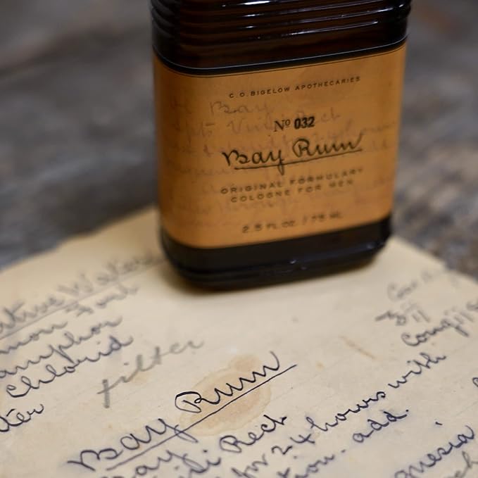 C.O. Bigelow Bay Rum Cologne for Men, Bay Oil, Citrus & Spice Fragrance, Long Lasting Men's Cologne, Perfume for Men, 2.5 Fl Oz