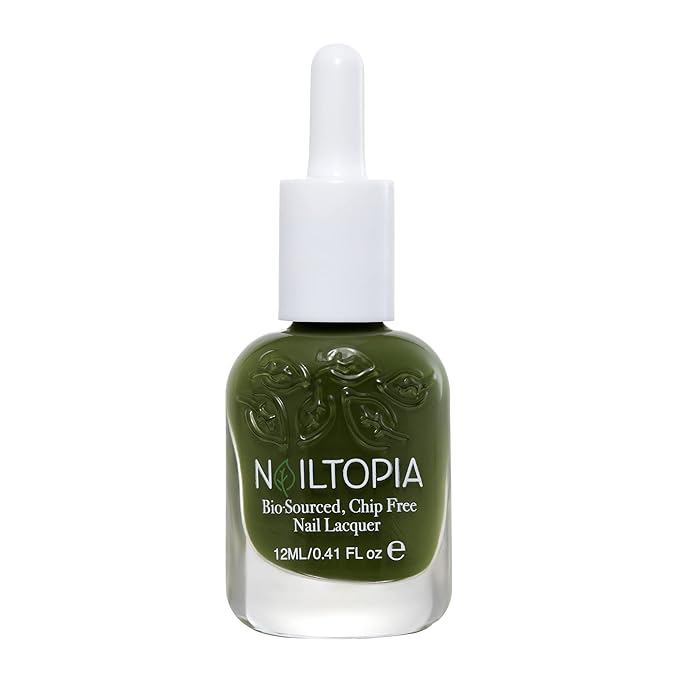 Nailtopia Bio-Sourced Chip Free Nail Lacquer - Flawless Finish - Long-Wearing - Full Coverage - Infused With Nail Strengthening Superfoods - Protects Nails - Loverboy - 0.41 Oz