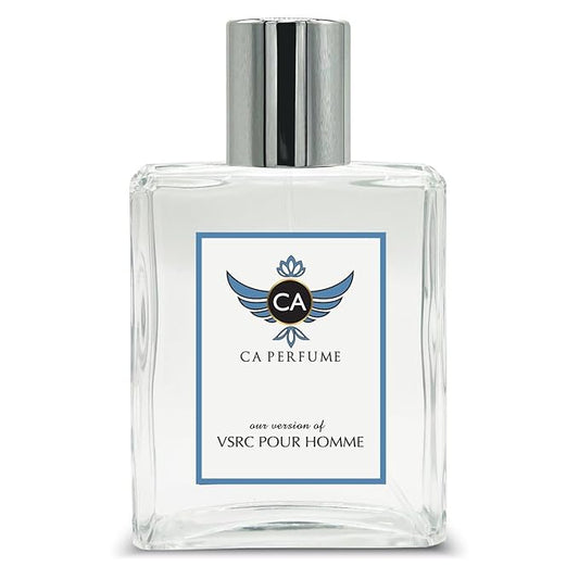 CA Perfume Impression of Vrs Pour Homme For Men Long Lasting Cologne Eau de Parfum Spray Bottle 3.4 Fl Oz/100ml