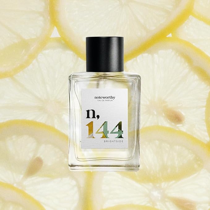 Noteworthy n,144 Brightside Eau De Parfum – Citrus, Vanilla | Sophisticated, Warm Fragrance for Any Occasion | Long-lasting Unisex Perfume for Women & Men (50ml)