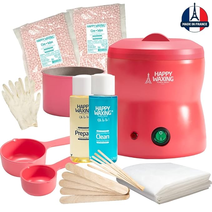 Complete Waxing Kit for Women - All-Purpose, Low-Temp, Salon Quality - Wax Warmer, Hard Wax Beads for Sensitive Skin & Lotions - Hard Wax Kit perfect for Brazilian Waxing