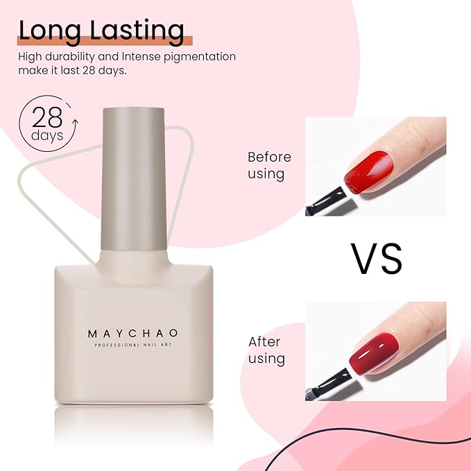 MAYCHAO Nail Prep Bond Primer, 15ML Acid free Nail Dehydrator for Acrylic and Gel Nail Polish, Fast Drying Superior Bonding Primer for Acrylic Powder Manicure Salon DIY at Home, 0.5 OZ