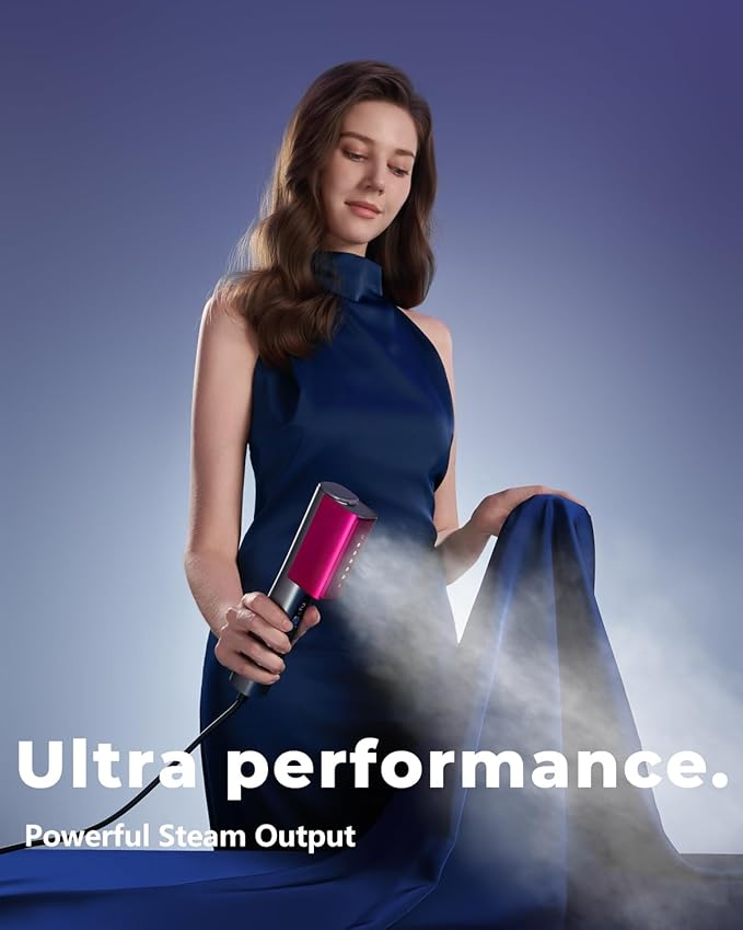 nesugar G3 Pro Smart Handheld Steamer for Clothes – Global Voltage Adaptation, Palm-Sized & Lightweight (0.8lb), Dual Steam Modes, Auto Shut-Off, Travel & Home Double Use (sliver gray)