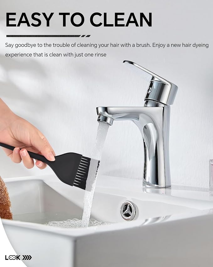 3 Pack Hair Color Brush Set - Professional Hair Dye Brush for Hair Stylist, for Highlighting, Tint and Coloring Hair Sections - Women Men Salon Use Home DIY Dyeing