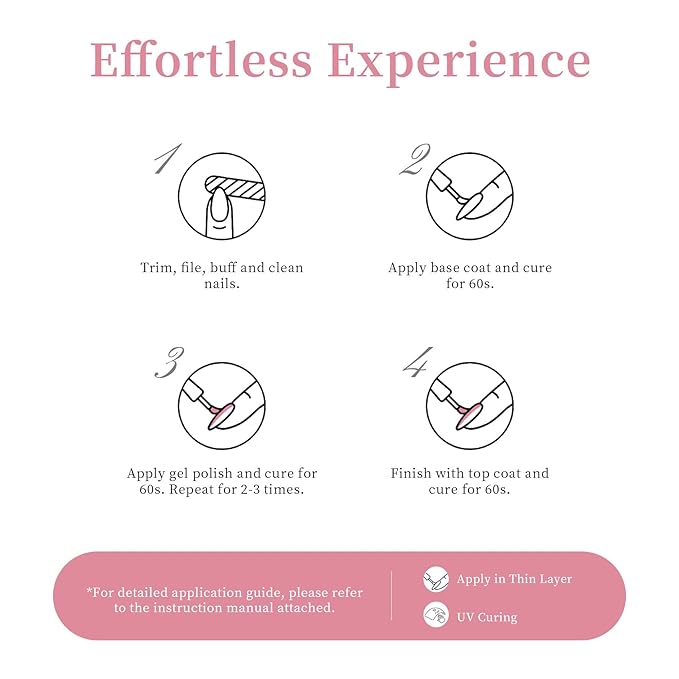 MAYCHAO 15ML Pink Gel Nail Polish, 1Pc Peach Pink Gel Polish Soak Off UV LED Nail Polish Nail Art Starter Manicure Salon DIY at Home, 0.5 OZ