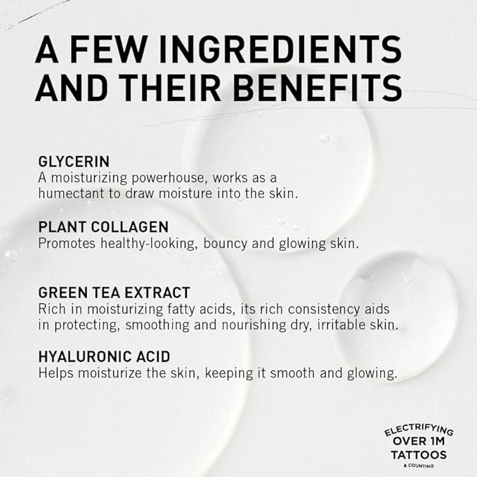 Tattoo Aftercare Soothing Gel & Moisturizer + Refresh Body Wash Bundle