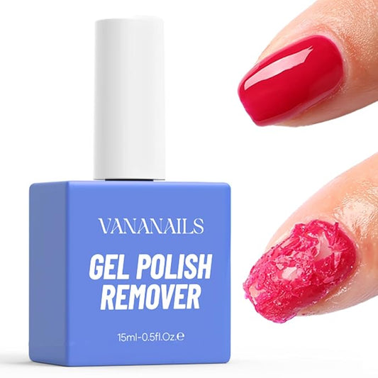 Gel Nail Polish Remover: Professional Gel Polish Remover for Gel Nail Polish Quickly Removes 3-5 Minute No Need for Foil Soaking or Wrapping - 15ML