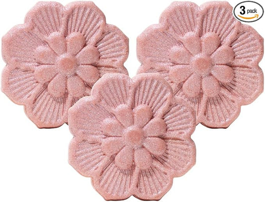 Pacha Soap Co. Bath Bombs - White Blossom & Fig Scent, Handcrafted, Nourishing & Moisturizing Fizzing Bath Frothers with Clean Ingredients, Non-Toxic, Dye and SLS-Free, Made in USA, 3-Pack (5 oz Ea)
