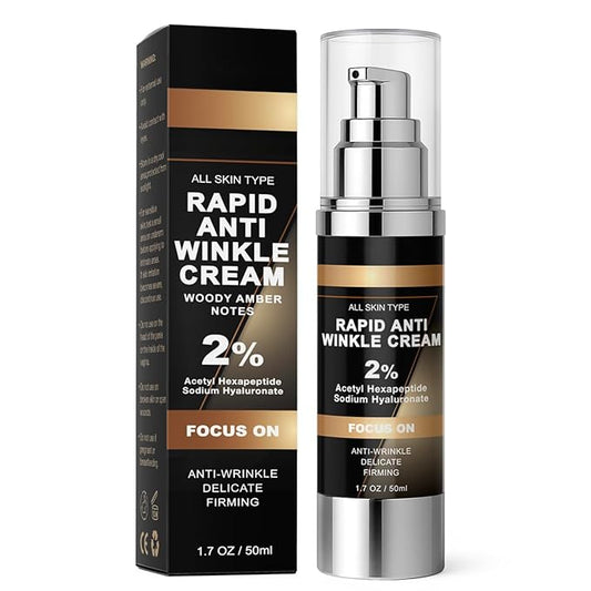 Wrinkle Cream for Men: Age Defender Anti-Aging Face Cream with Hyaluronic Acid, Collagen & Shea Butter – Firming & Smoothing Face Moisturizer to Reduce Fine Lines & Wrinkles, 1.7oz