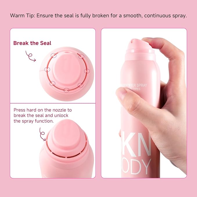 SKNBODY Hair Identifier Spray for Face Shaving and Dermaplaning Tool with 4 Razors, Upgraded Dermaplaning Spray for Women Facial Hair Removal, Gentle on All Skin Types