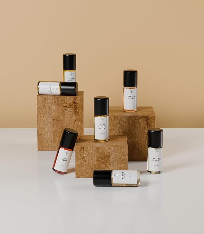 Eternal perfume oils - Discovery Set11 (7 x 5ml/1.18 fl. oz) - Testing Sampler Fragrances - Diverse Fragrance Collection - Inspired by Luxury Scents - Long-Lasting - Perfumes Sample Collection