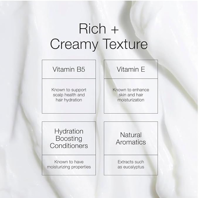 CLn® Hair & Scalp Mask Conditioner - Deep Conditioner for Hair & Scalp Prone to Dryness & Damage, Paraben-Free & Dye-Free, Scented by Eucalyptus, 6 fl. oz.