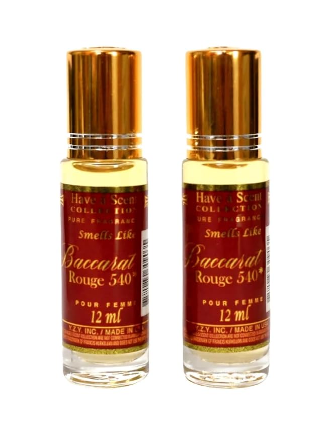 Oil Perfume Baccarat Rouge Parfum 12ml (Pack of 2)