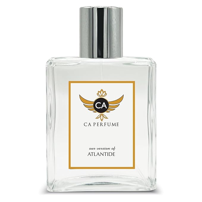 CA Perfume Impression of Atlantide for Women and Men Eau De Parfum Floral Fruity Scent Long Lasting Unisex Fragrance Signature Scent for Day and Night Wear 3.4 Fl Oz 100ml