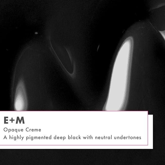 Olive & June Gel Polish | UV LED Nail Lamp Needed | Long Lasting Formula | Up to 21 Days of Wear | Damage-Free Removal | Salon-Quality Manicure, Pedicure at Home | E+M | Inky Black