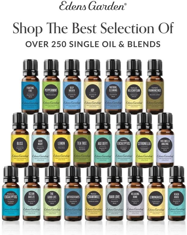 Edens Garden OK for Kids Essential Oils 12 Set – 100% Pure Therapeutic Grade, Natural Aromatherapy Scents for DIY Slime, Diffusers & Home – No Fragrance Oil Scents, Undiluted & Gentle, 10 ml/ 12 Pack