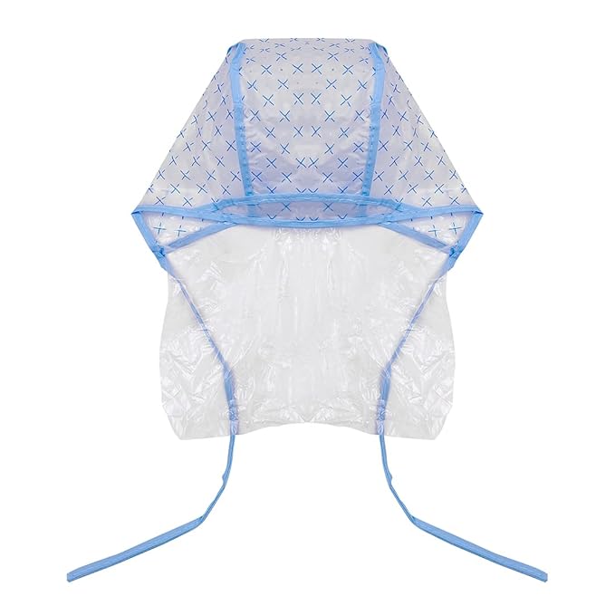 Colortrak 12 Disposable Hair Dyeing Caps with 1 Needle Kit for Tipping, Color and Highlighting, Lined Cap with Neck Protector Minimizes Color Bleeding, Pull-Out Visor Protects Face, Flap Protects Skin