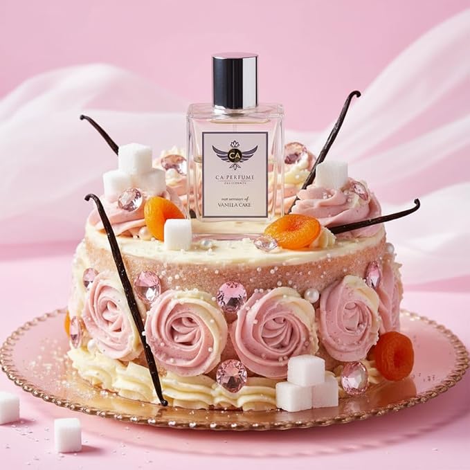 CA Perfume Impression of Vanilla Cake for Women and Men Long Lasting Unisex Fragrance Eau De Parfum 1.7 Fl Oz 50ml